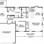 CHD-1842 Country House Plan – Main Floor Plan