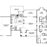 CHD-1846 Country House Plan – Main Floor Plan
