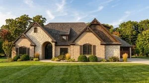 CHD-13104 Country House Plan – Front Elevation