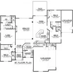 CHD-13104 Country House Plan – First Floor Plan