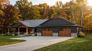 CHD-22119 Country House Plan – Front Elevation