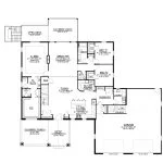 CHD-22119 Country House Plan – Main Floor Plan