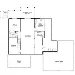 CHD-22119 Country House Plan – Basement Floor Plan