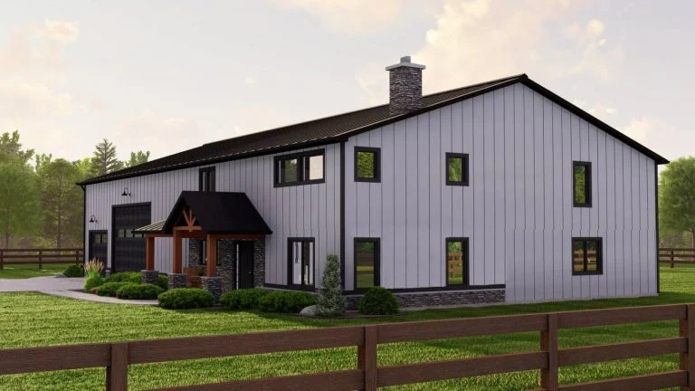 CHD-22100 Barndominium House Plan – Photo 16