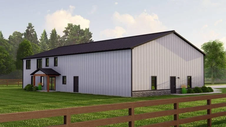 CHD-22100 Barndominium House Plan – Photo 19