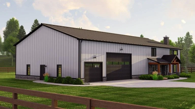 CHD-22100 Barndominium House Plan – Photo 17