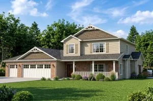 CHD-0867 Cottage House Plan – Front Elevation