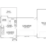 CHD-1202 Beach House Plan – First Floor Plan
