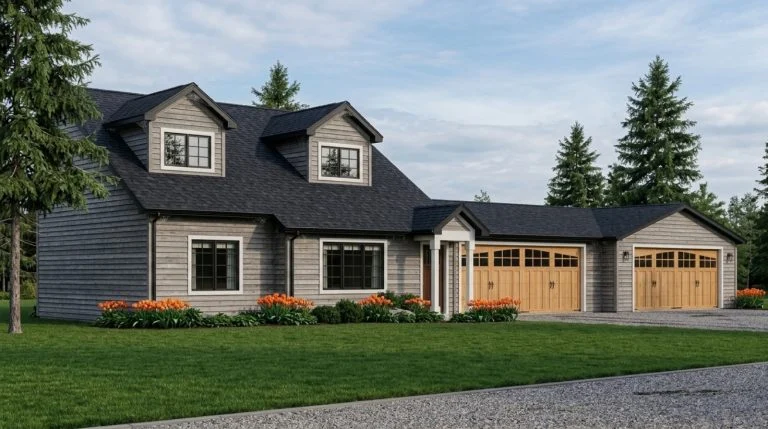 CHD-1202 Beach House Plan – Front Elevation