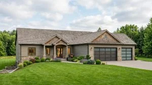 CHD-1306 Colonial House Plan – Front Elevation