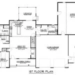 CHD-13113 Colonial House Plan – Main Floor Plan