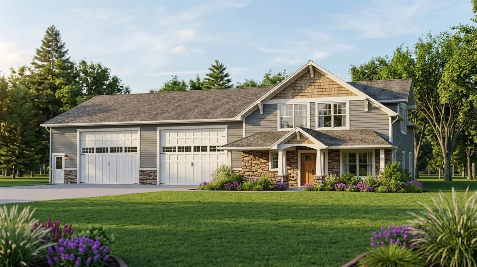 CHD-13119 Colonial House Plan – Front Elevation