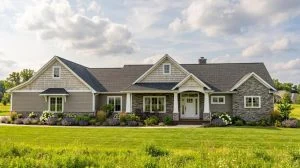 CHD-1353 Colonial House Plan – Front Elevation