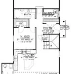 CHD-1355 Colonial House Plan – Main Floor Plan
