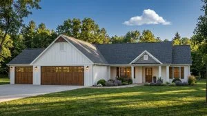 CHD-1356 Colonial House Plan – Front Elevation