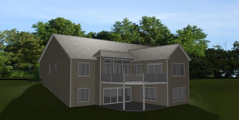 CHD-1362 Colonial House Plan – Photo 2