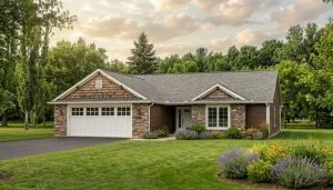CHD-1387 Colonial House Plan – Front Elevation