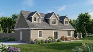 CHD-14101 Cottage House Plan – Front Elevation