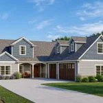 CHD-14106 Beach House Plan – Front Elevation