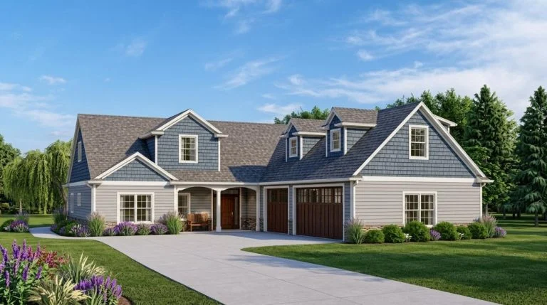 CHD-14106 Beach House Plan – Front Elevation