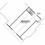 CHD-14110 Country House Plan – Loft Floor Plan