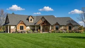 CHD-14110 Country House Plan – Front Elevation