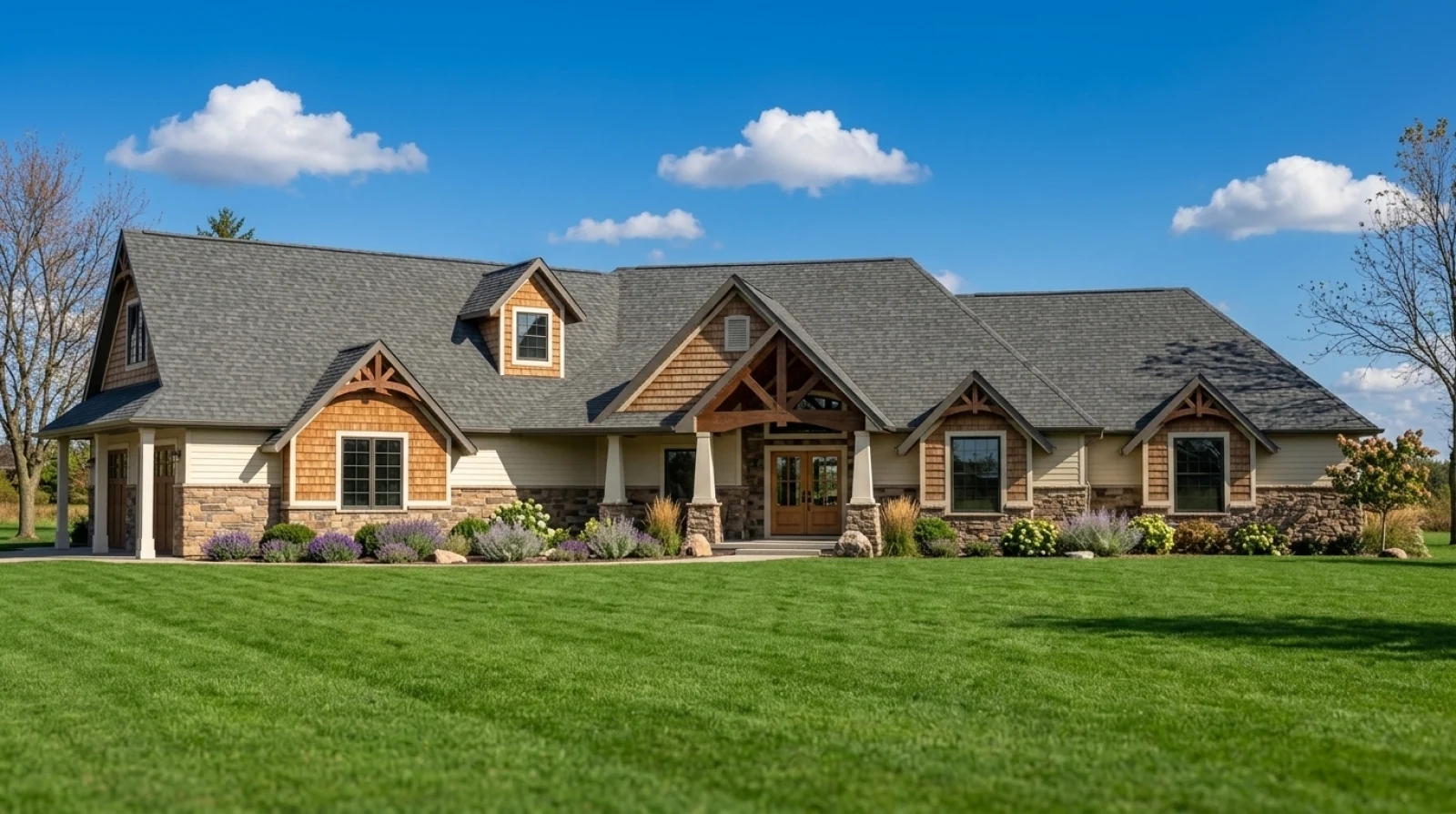 CHD-14110 Country House Plan – Front Elevation
