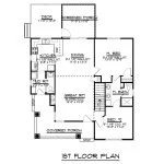 CHD-14113 Country House Plan – Main Floor Plan
