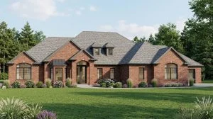 CHD-14114 Country House Plan – Front Elevation