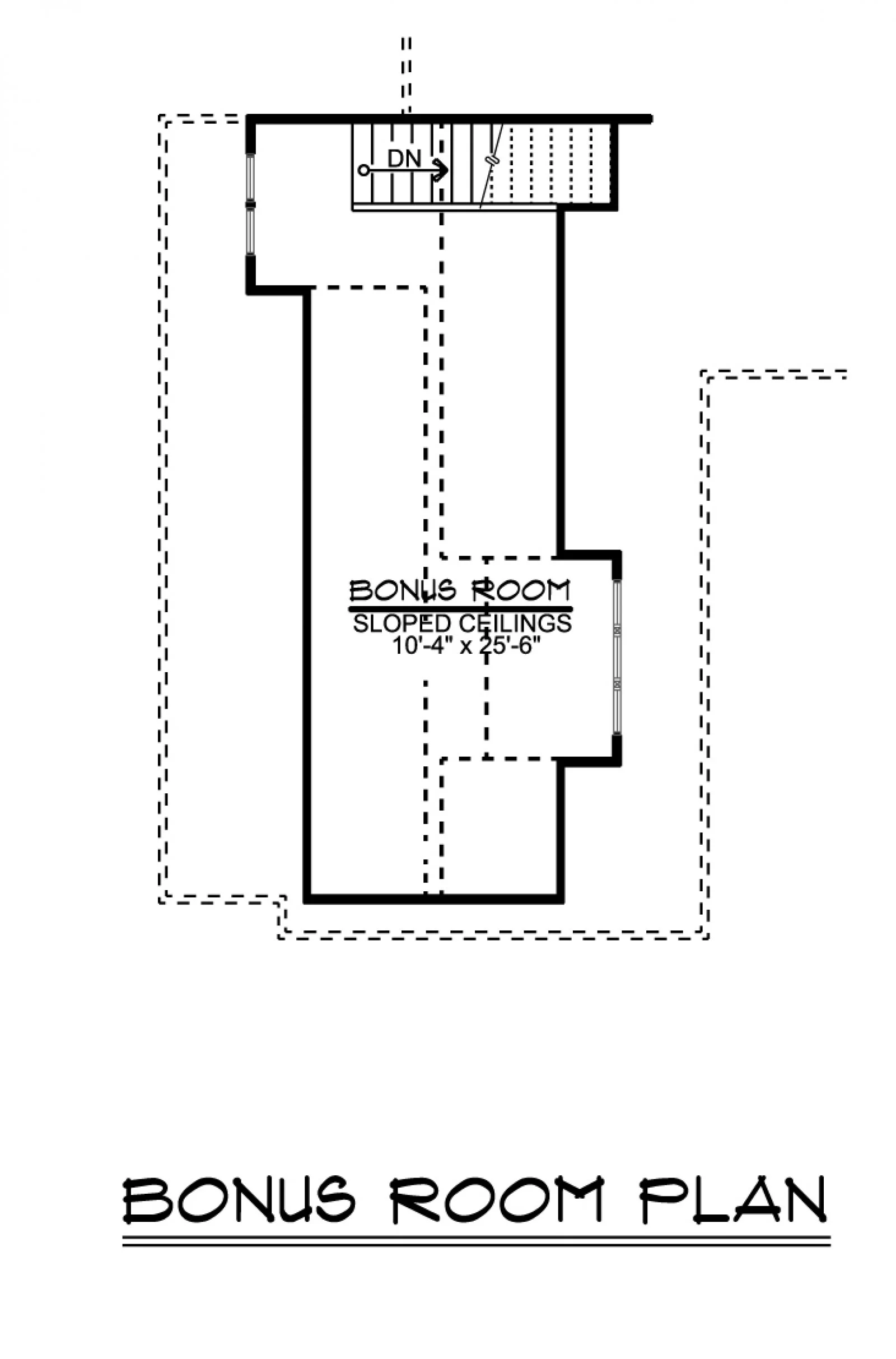 CHD-14120 Country House Plan – Loft Floor Plan
