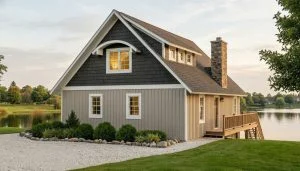 CHD-14121 Beach House Plan – Front Elevation