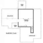 CHD-1415 Colonial House Plan – Main Floor Plan