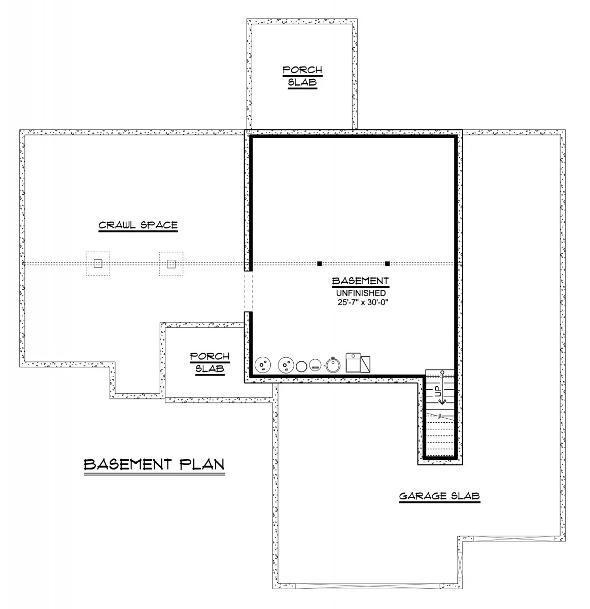 CHD-1415 Colonial House Plan – Main Floor Plan