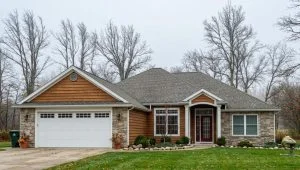 CHD-1432 Colonial House Plan – Front Elevation
