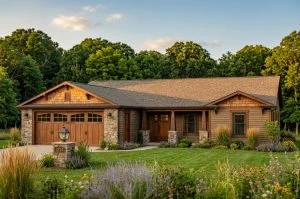 CHD-1437 Colonial House Plan – Front Elevation