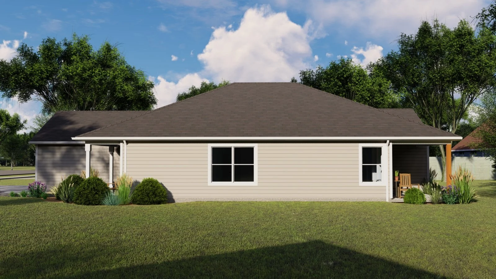 CHD-1443 Colonial House Plan – Photo 1
