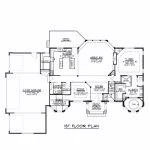 CHD-1448 European House Plan – First Floor Plan