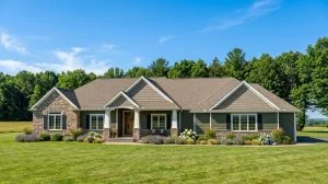 CHD-1449 Colonial House Plan – Front Elevation