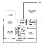 CHD-1456 Country House Plan – First Floor Plan