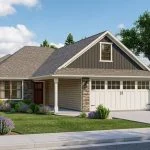 CHD-1474 Country House Plan – Front Elevation