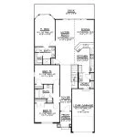CHD-1481 Beach House Plan – Main Floor Plan