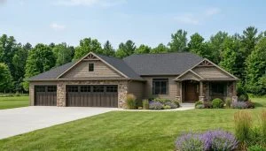 CHD-1483 Country House Plan – Front Elevation