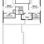 CHD-1490 Beach House Plan – Second Floor Plan