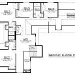 CHD-1494 Beach House Plan – Second Floor Plan