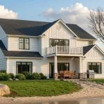 CHD-1506 Beach House Plan – Front Elevation