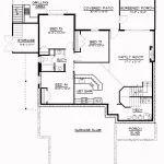CHD-1510 Beach House Plan – Basement Floor Plan