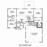CHD-1512 Country House Plan – Main Floor Plan