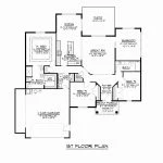 CHD-1520 Country House Plan – Main Floor Plan
