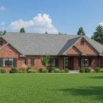 CHD-1522 Country House Plan – Front Elevation