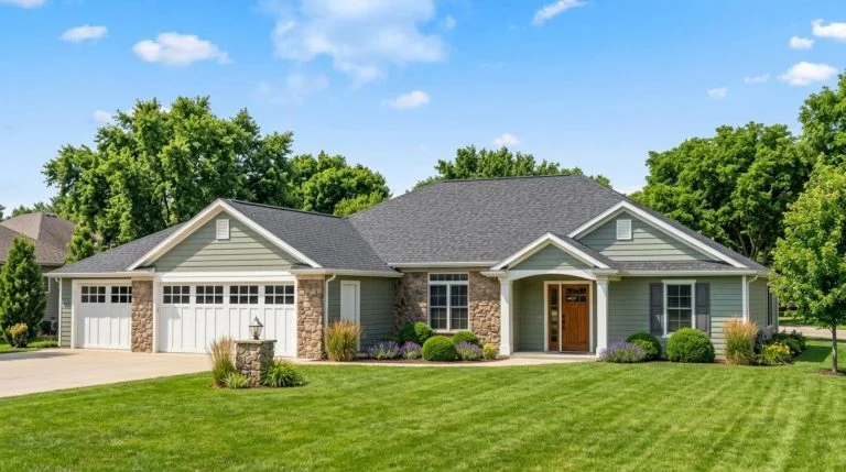 CHD-1530 Country House Plan – Front Elevation